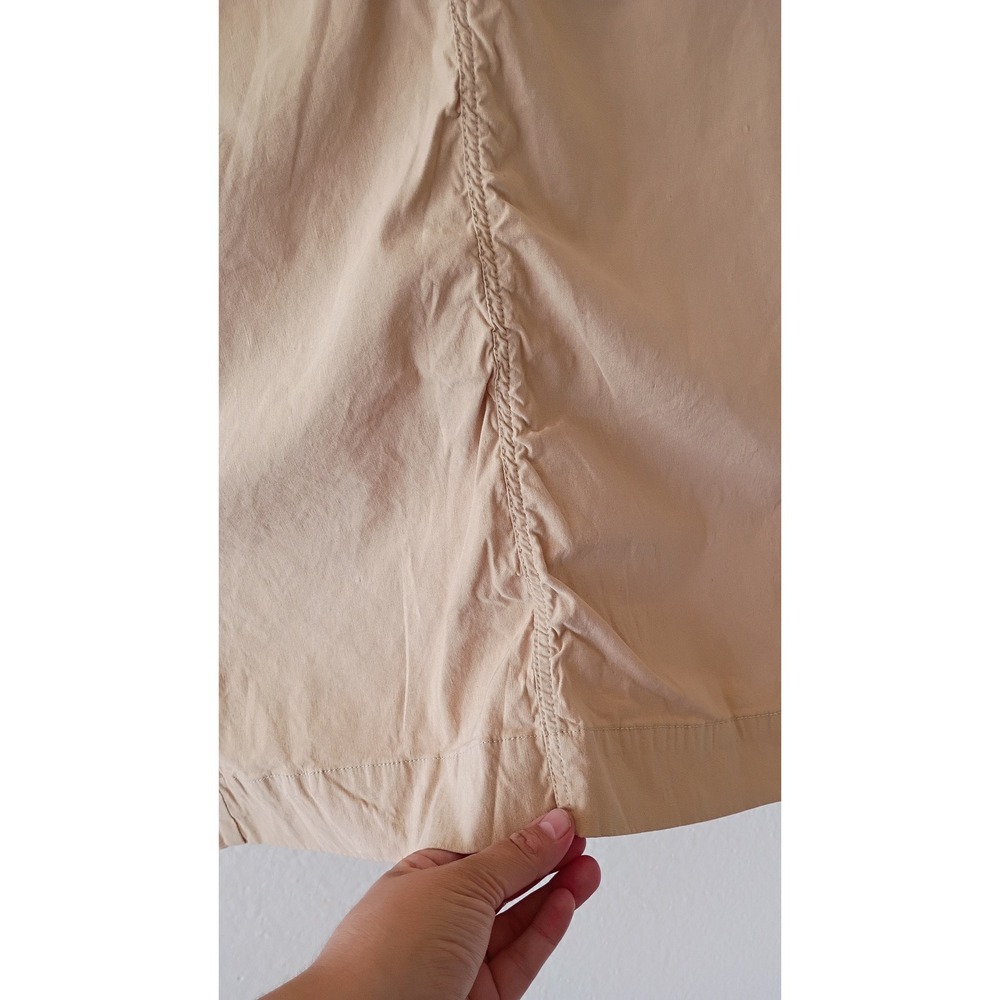 Maeve Anthropologie Tan Khaki Linen Blend Utility Maxi Column Skirt XS - Picture 4 of 9